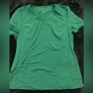 Teal blue Large scrub shirt